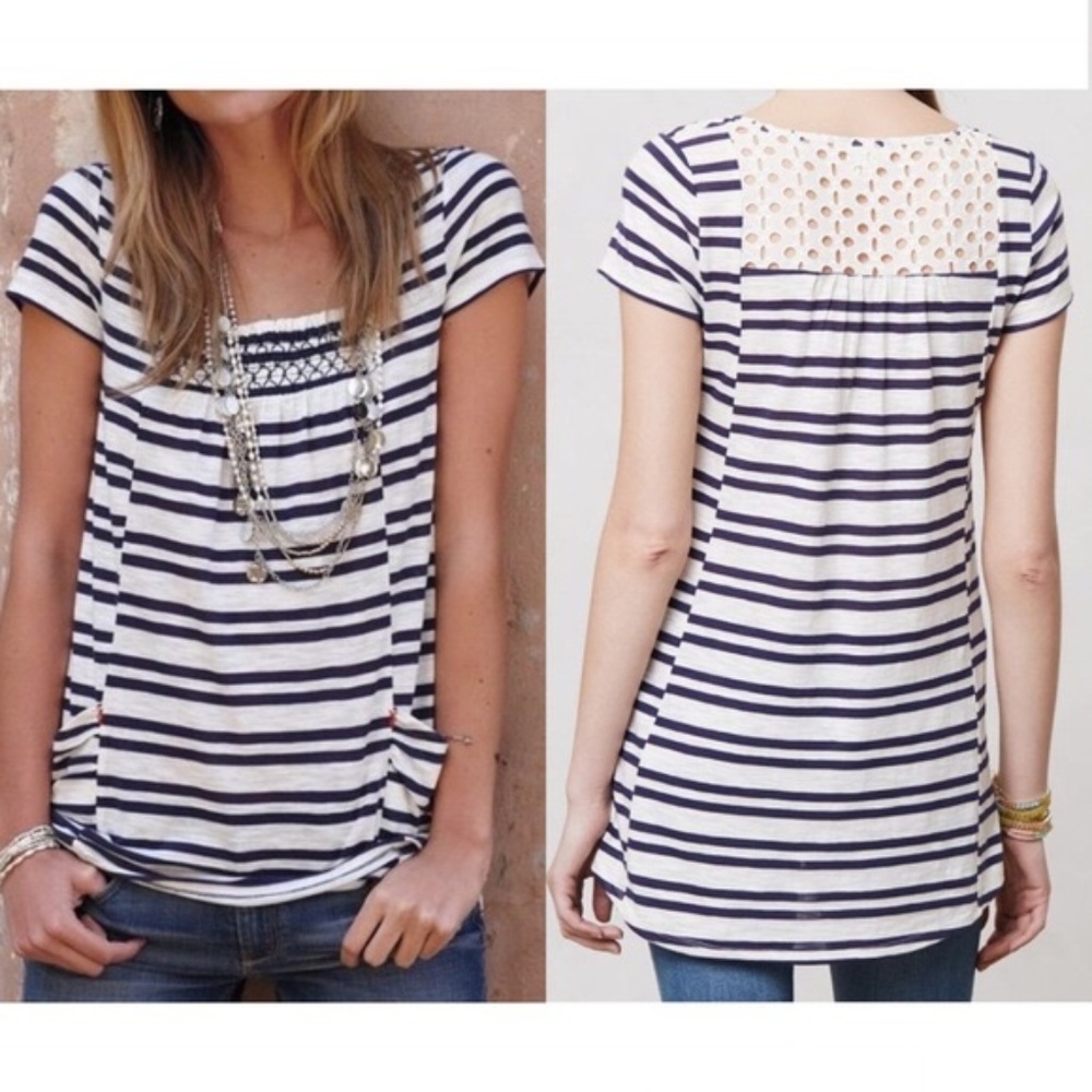 Anthropologie Meadow Rue Marin top